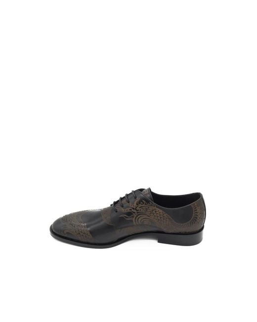 Roberto Cavalli Black Dress Shoes for men