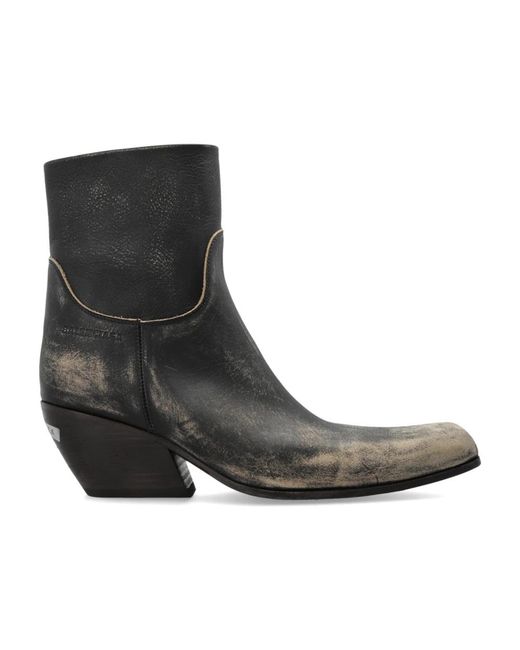 Balenciaga Brown Cowboy Boots