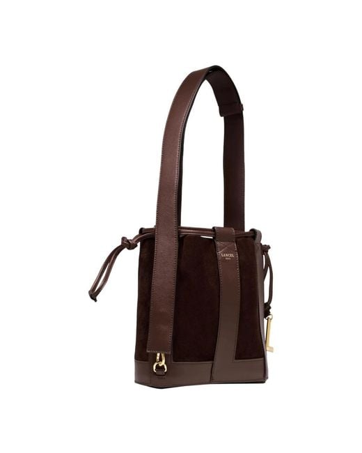 Lancel Brown Bucket Bags