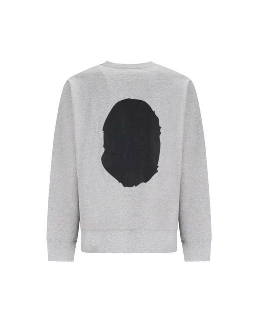 A Bathing Ape Gray Sweatshirts for men
