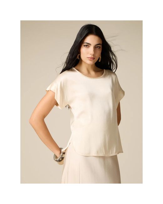 Blouses Oltre en coloris White