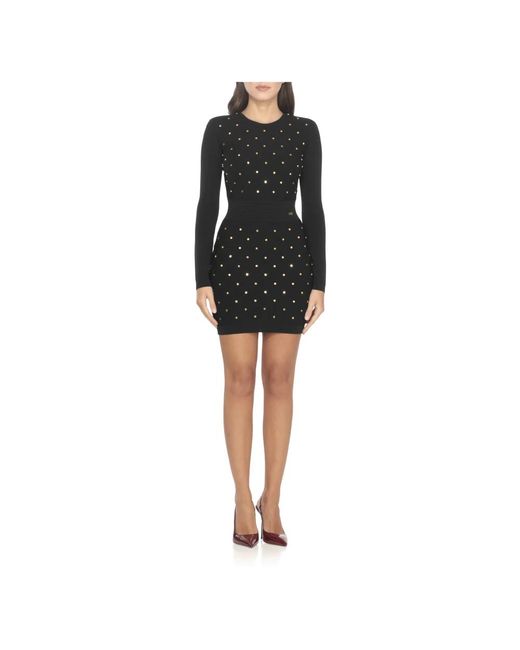 Short Dresses Elisabetta Franchi de color Black