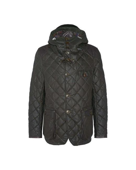 Barbour Jassen ,Groen ,Katoen Gewatteerde Gewaxte Jas in het Black voor heren