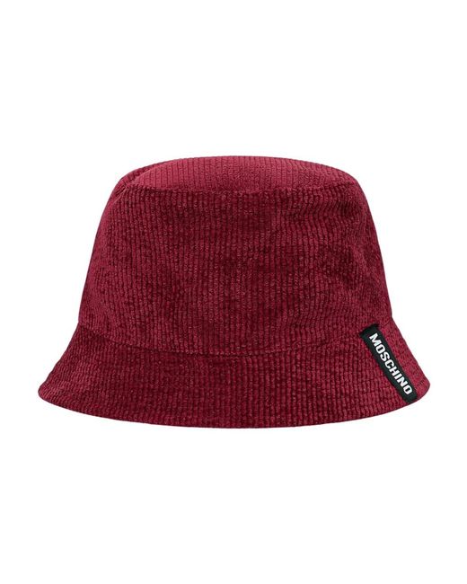 Moschino Red Bucket Hat