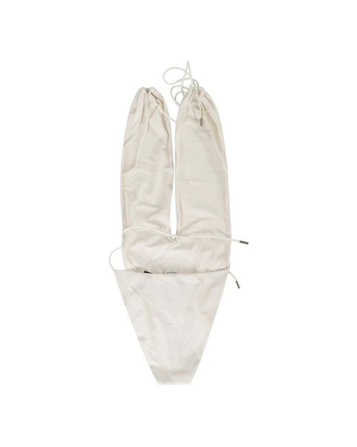 Saint Laurent One-Piece in het White