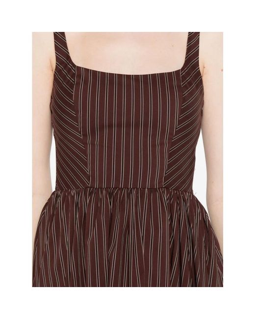 Patrizia Pepe Brown Short Dresses