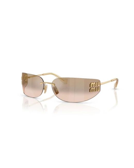 Miu Miu White Sunglasses