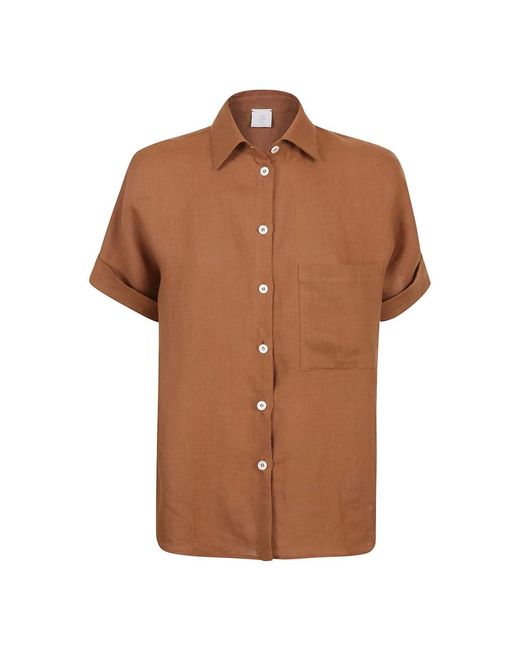 Eleventy Brown Shirts