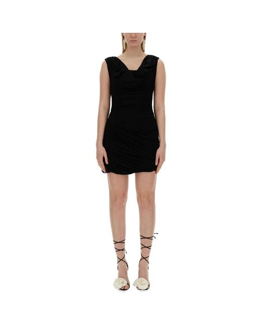 Magda Butrym Black Short Dresses
