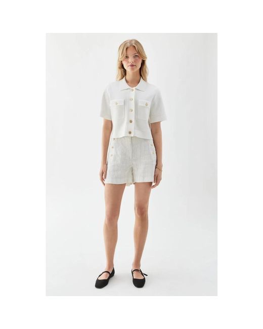 BUSNEL Jassen ,Katoen Valery Jacket in het White