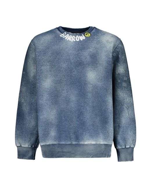Barrow Sweatshirt Met Logo in het Blue voor heren