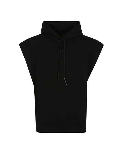 44 Label Group Ärmellose kapuzenpullover in Black für Herren
