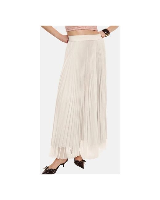 Imperial White Maxi Skirts