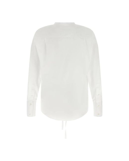 Maison Margiela White Long Sleeve T-Shirts for men