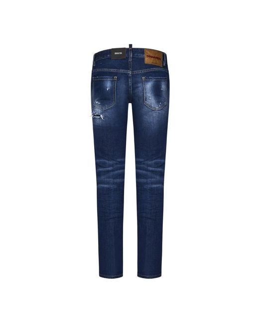 DSquared² Blue Slim-Fit Jeans