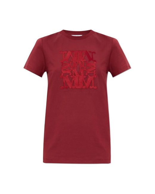 T-Shirts Max Mara de color Red