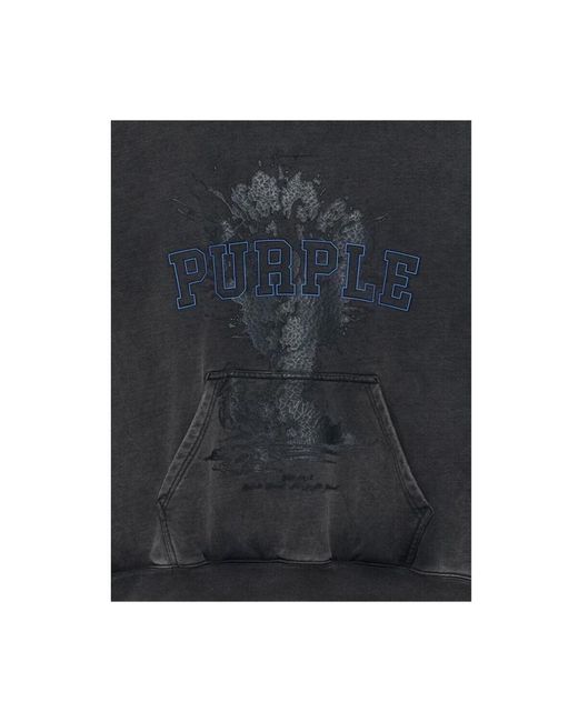 Purple Brand Blue Hoodies for men
