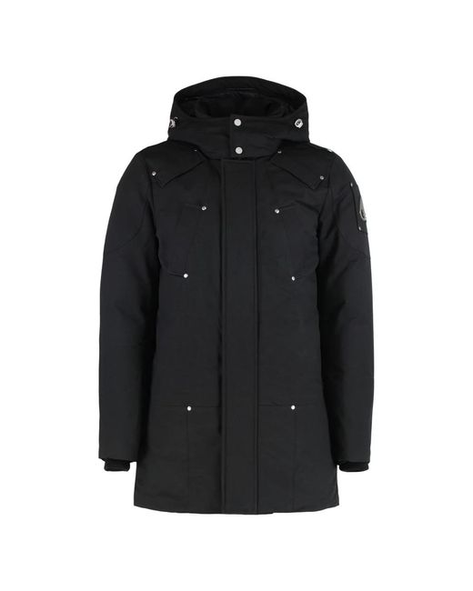 Moose Knuckles Black Down Jackets for men
