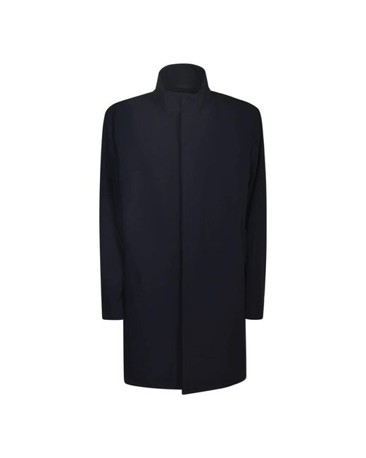 Single-Breasted Coats Giorgio Armani de hombre de color Blue