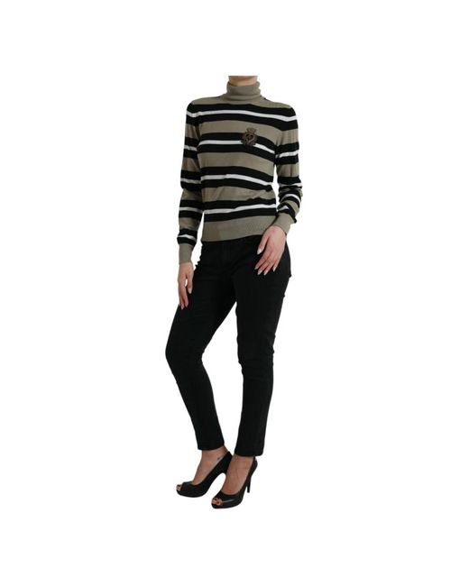 Dolce & Gabbana Black Turtlenecks