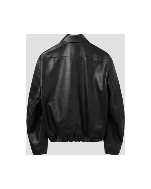 Jil Sander Black Bomber Jackets for men