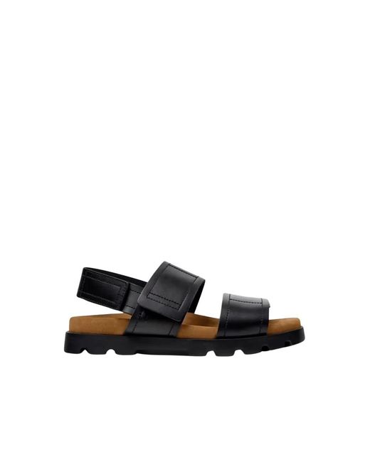Flat Sandals Camper pour homme en coloris Black