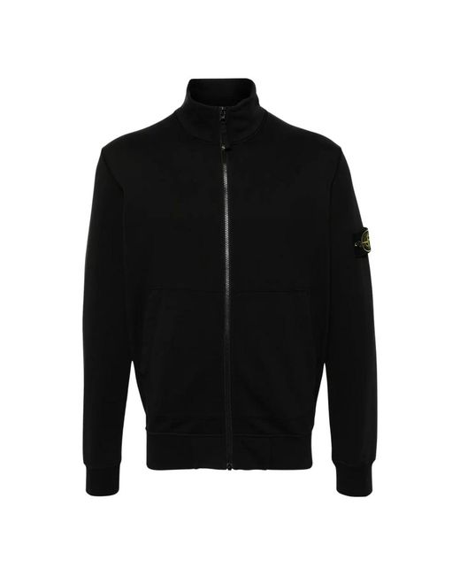 Stone Island Black Zip-Throughs for men