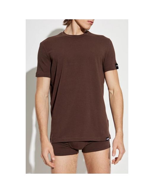 DSquared² Brown T-Shirts for men