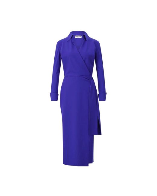 Chiara Boni Blue Wrap Dresses