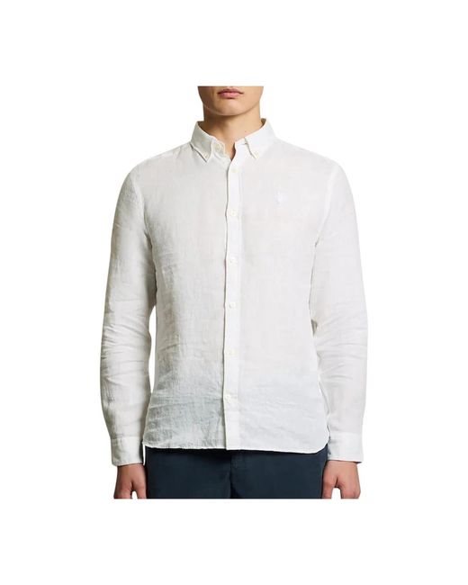 Lyle & Scott White Casual Shirts for men