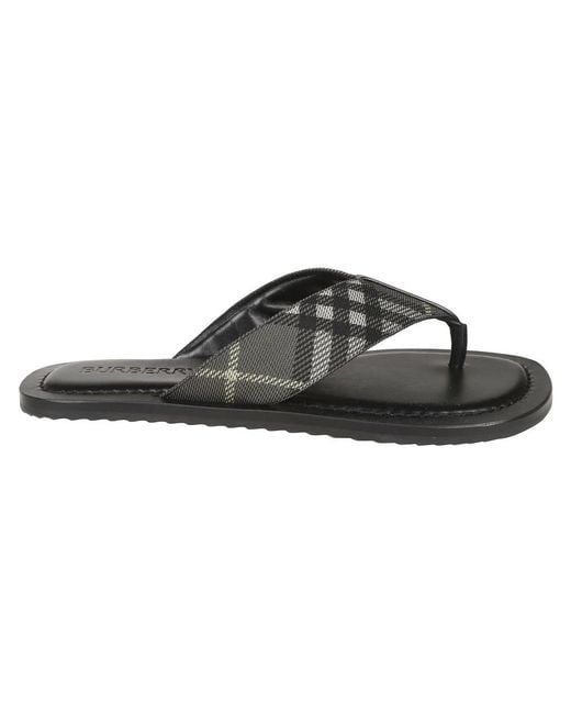 Flip Flops Burberry pour homme en coloris Black