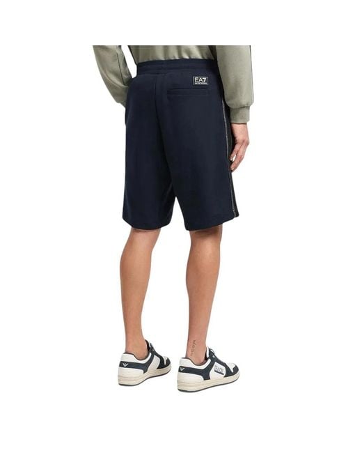 Emporio Armani Blue Casual Shorts for men