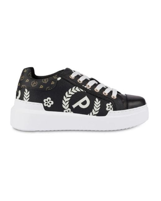 Pollini Black Sneakers
