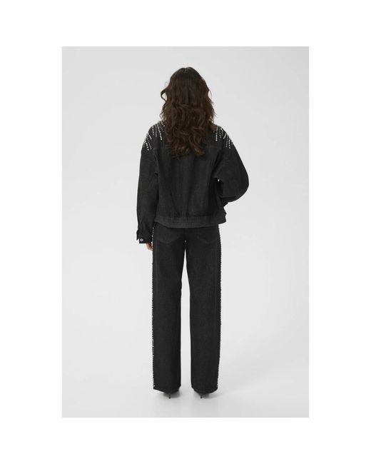 Gestuz Black Straight Jeans