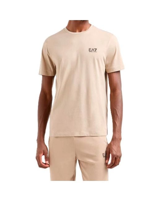 EA7 Natural T-Shirts for men