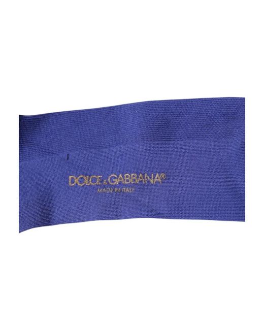 Dolce & Gabbana Blue Socks for men