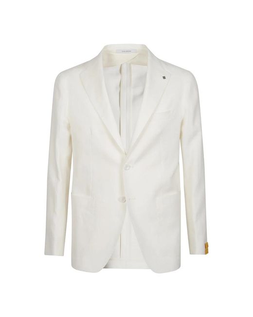 Tagliatore Montecarlo Jacket in het White voor heren