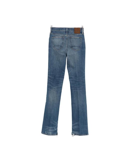 Tom Ford Jeans ,Blauw ,Katoen Boot-Cut Jeans in het Blue