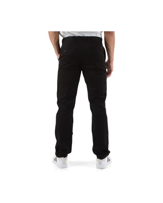 Trousers > straight trousers Tommy Hilfiger pour homme en coloris Black