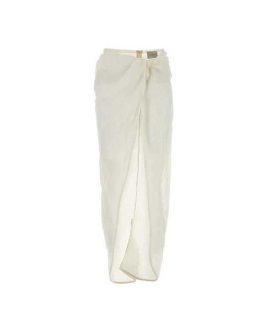 LeKasha White Maxi Skirts