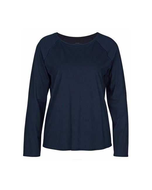Calida Tops ,Blauw ,Lange Mouwen Overhemd in het Blue
