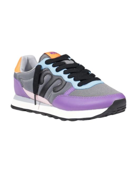 Wushu Ruyi Blue Lila lederschuhe für frauen
