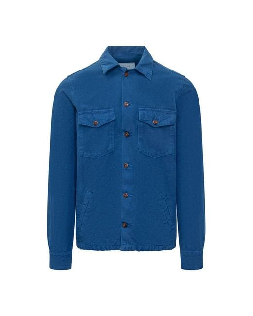 Bl'ker Blue Denim Jackets for men