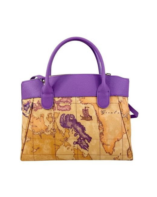 Alviero Martini 1A Classe Purple Handbags