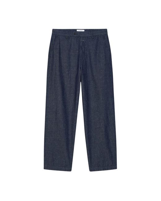 Closed Blue Wide Trousers for men