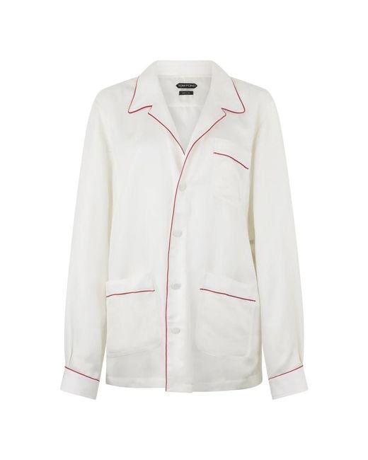 Tom Ford White Pyjamas