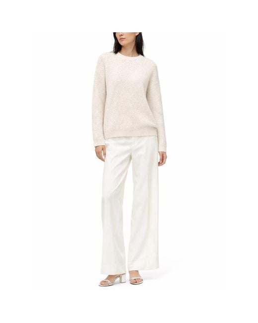 Fabiana Filippi White Round-Neck Knitwear