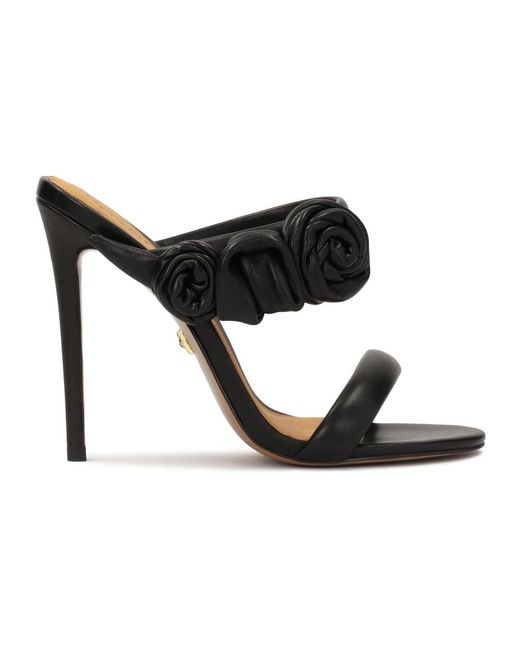 Kazar Heeled Mules in het Black