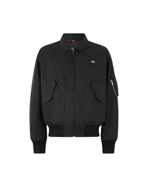 Roberto Cavalli Dragon Reversible Bomber Jacket in het Black voor heren