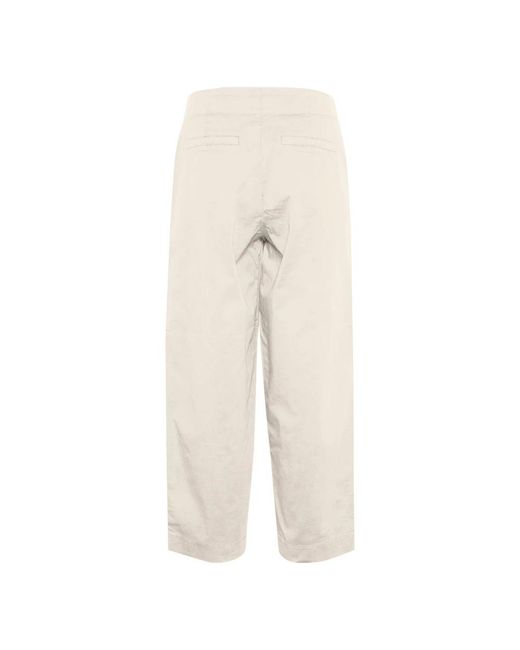 Part Two Natural Straight Trousers